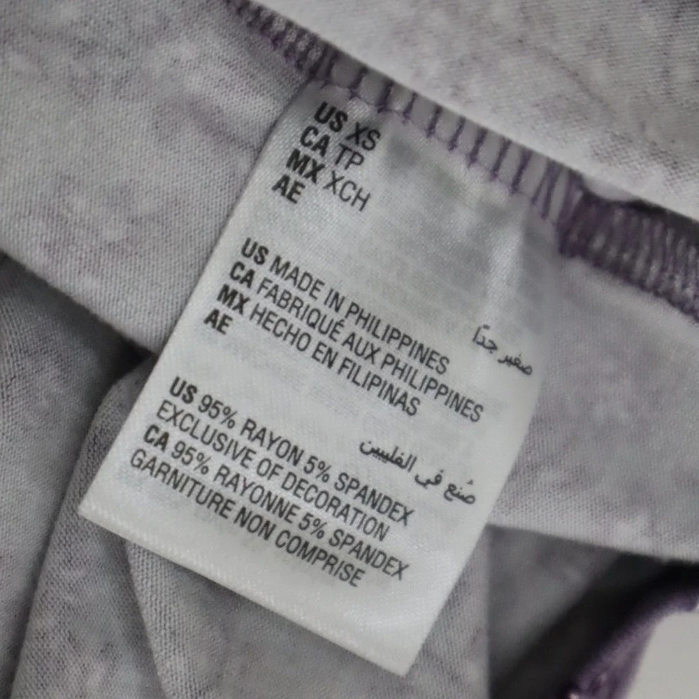 Charter‎ Club Women's Short-Sleeve Floral Nightgown - Dusty Lilac Purple - XS